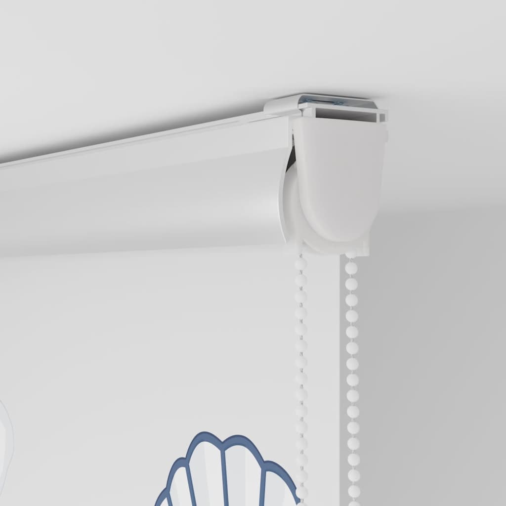 Tenda a Rullo per Doccia Cassonetto 140x240cm Larghezza Tessuto