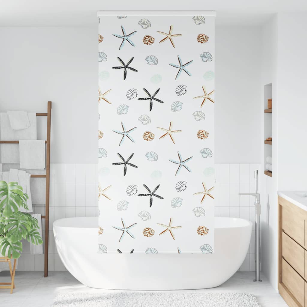 Tenda a Rullo Doccia Cassonetto 90x240 cm Larghezza Tessuto