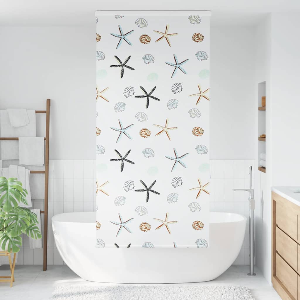 Tenda a Rullo Doccia Cassonetto 110x240 cm Larghezza Tessuto
