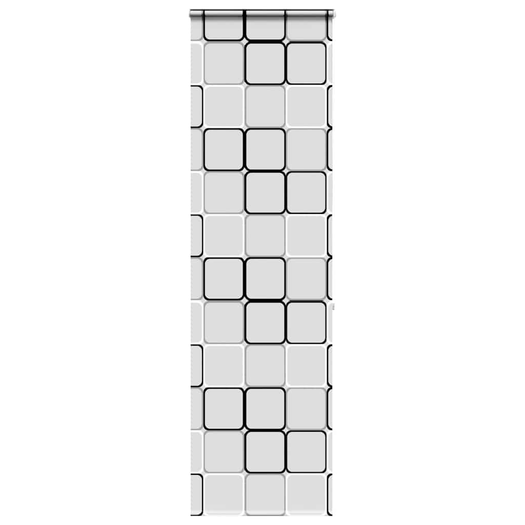 Tenda a Rullo per Doccia Cassonetto 60x240 cm Larghezza Tessuto