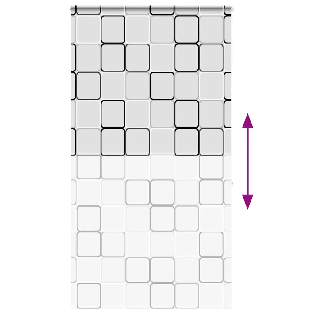 Tenda a Rullo Doccia con Cassonetto 120x240cm Larghezza Tessuto