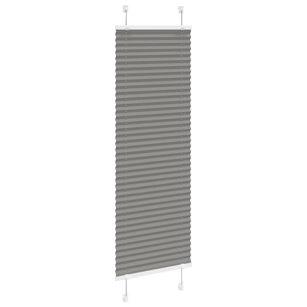 Tenda Plissettata Antracite 40x100 cm Larghezza Tessuto 39,4 cm