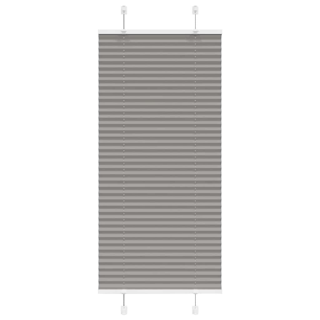 Tenda Plissettata Antracite 60x100 cm Larghezza Tessuto 59,4 cm