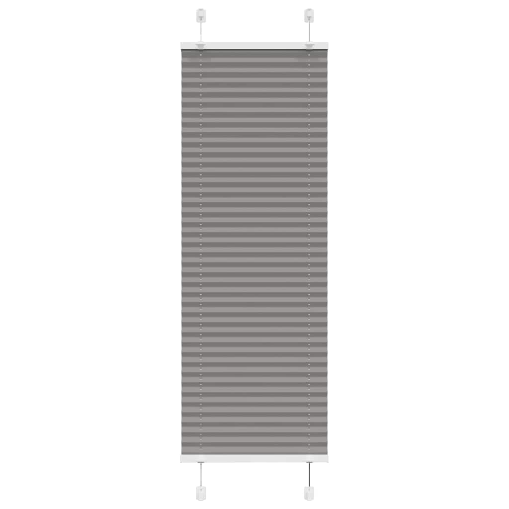 Tenda Plissettata Antracite 40x150 cm Larghezza Tessuto 39,4 cm