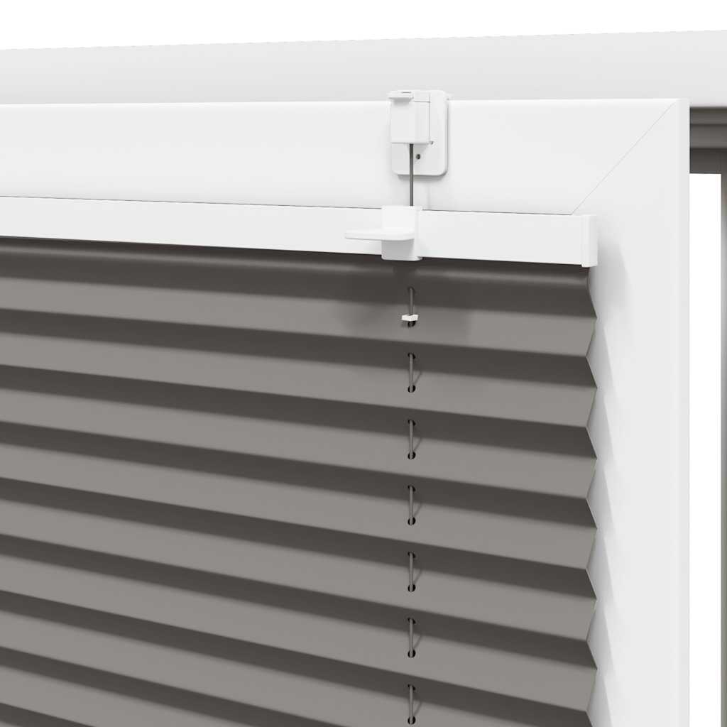 Tenda Plissettata Antracite 50x150 cm Larghezza Tessuto 49,4 cm