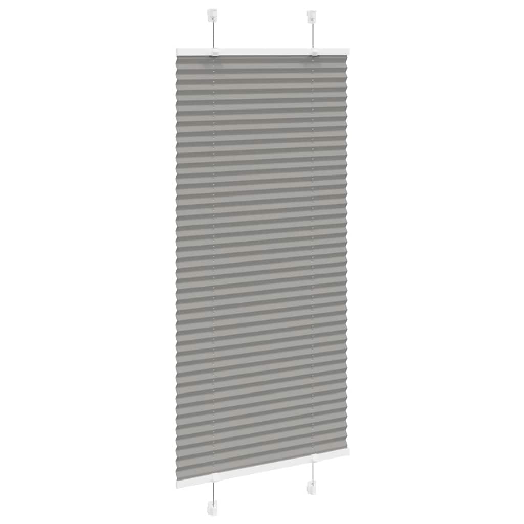 Tenda Plissettata Antracite 55x150 cm Larghezza Tessuto 54,4 cm