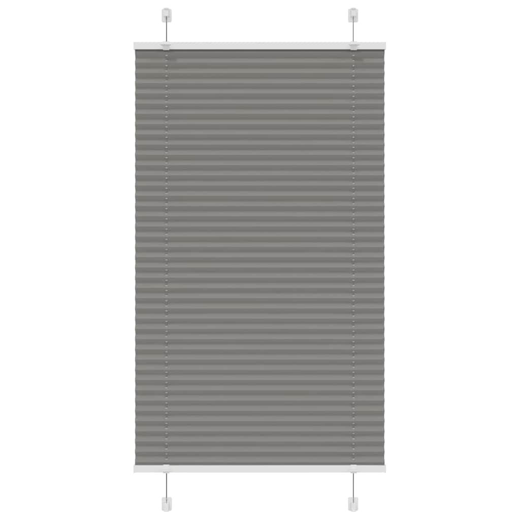 Tenda Plissettata Antracite 70x150 cm Larghezza Tessuto 69,4 cm
