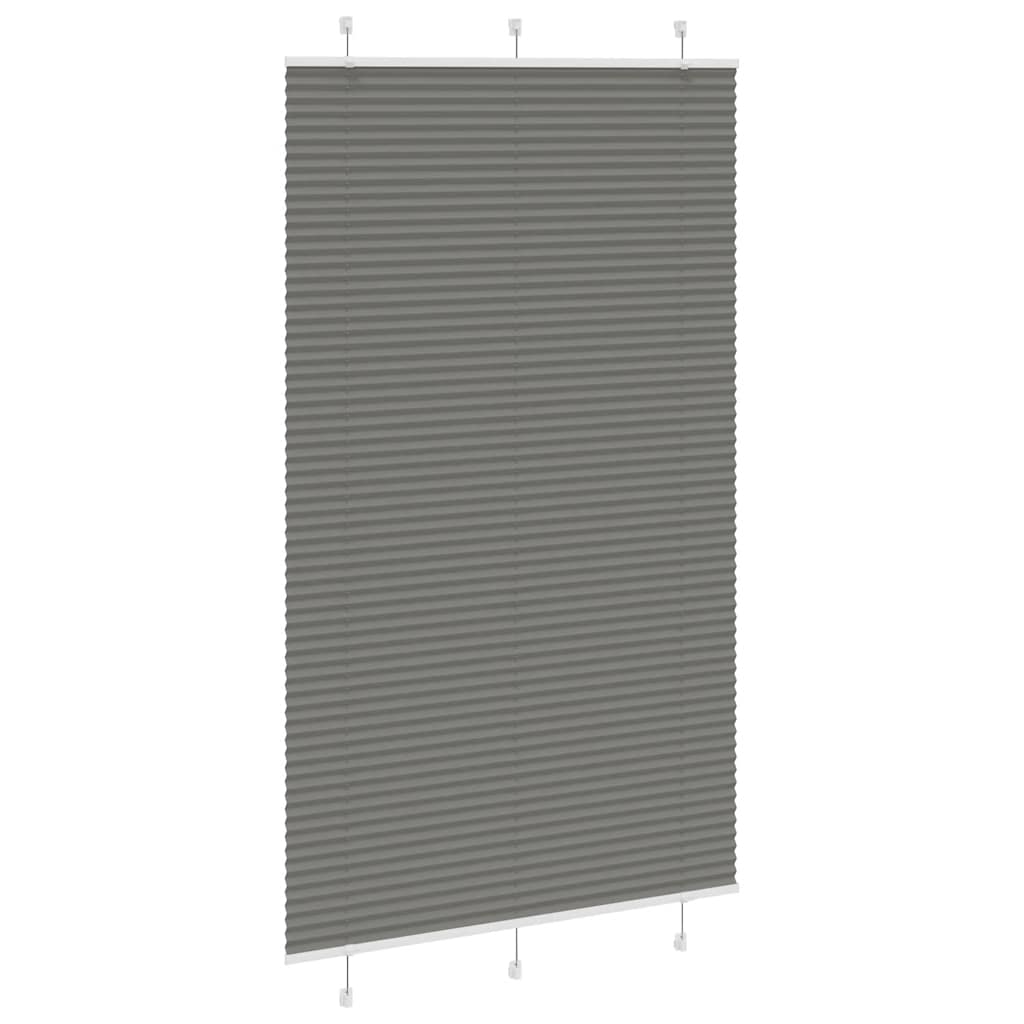 Tenda Plissettata Antracite 120x200cm Larghezza Tessuto 119,4cm