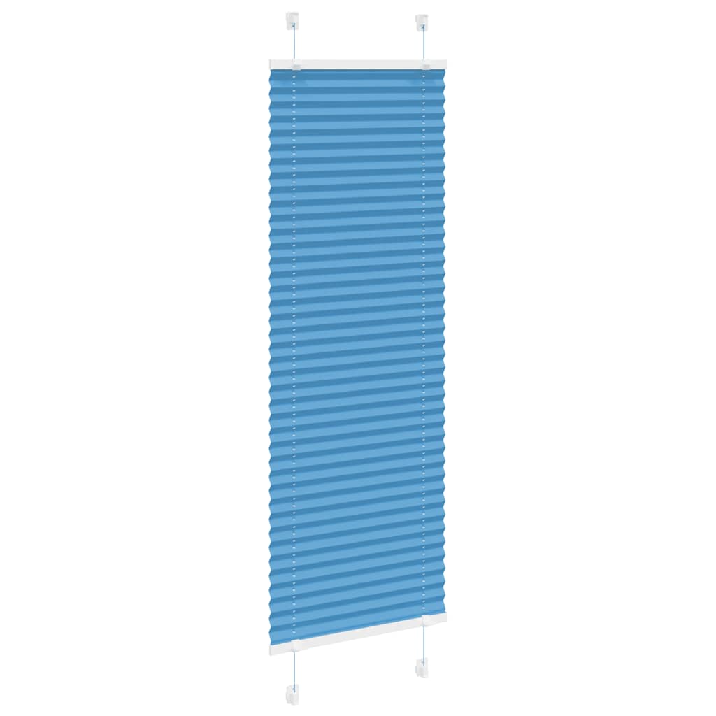 Tenda Plissettata Blu 40x100 cm Larghezza Tessuto 39,4 cm