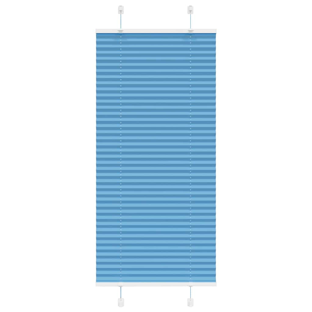 Tenda Plissettata Blu 60x100 cm Larghezza Tessuto 59,4 cm