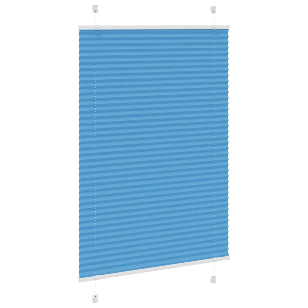 Tenda Plissettata Blu 95x150 cm Larghezza Tessuto 94,4 cm