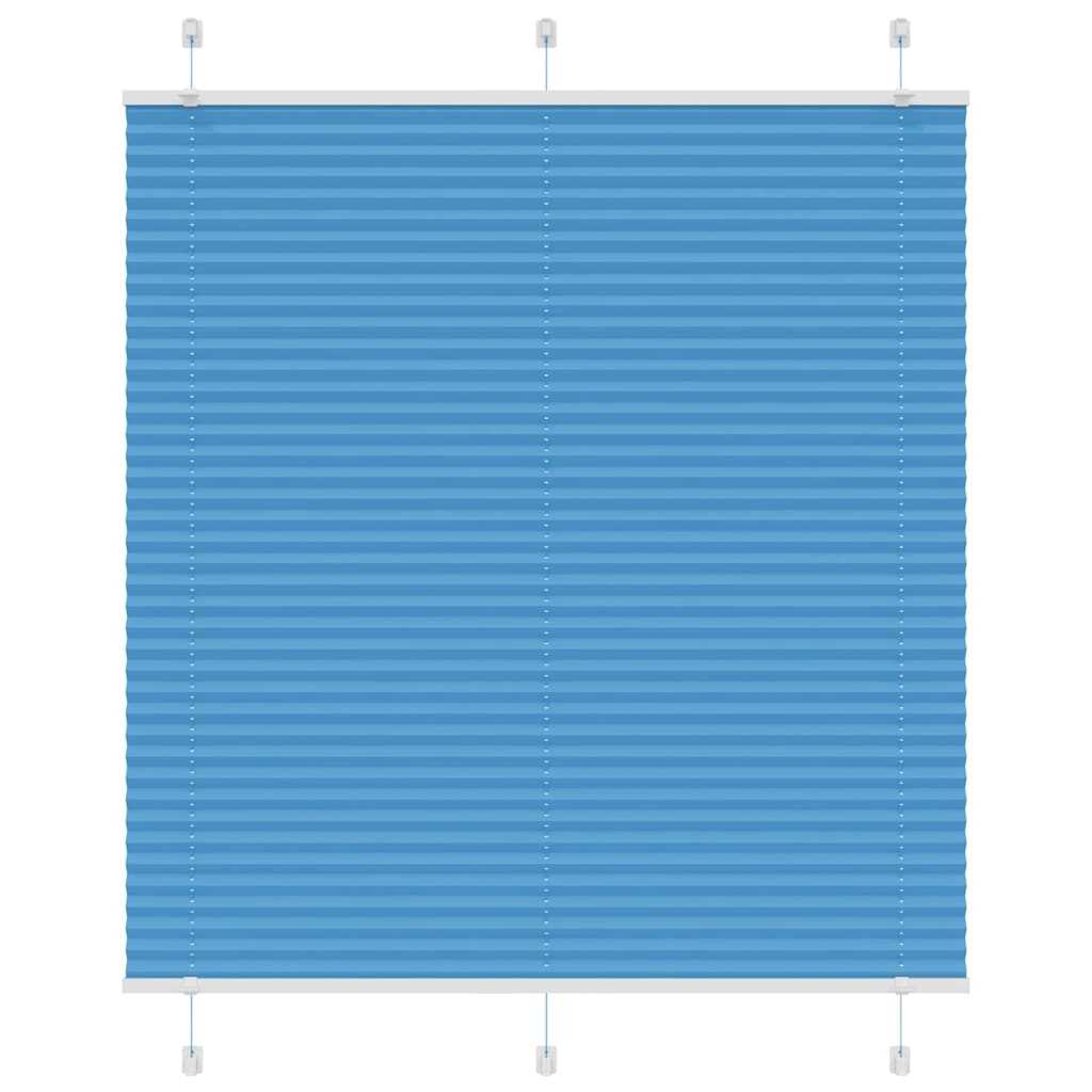Tenda Plissettata Blu 115x150 cm Larghezza Tessuto 114,4 cm