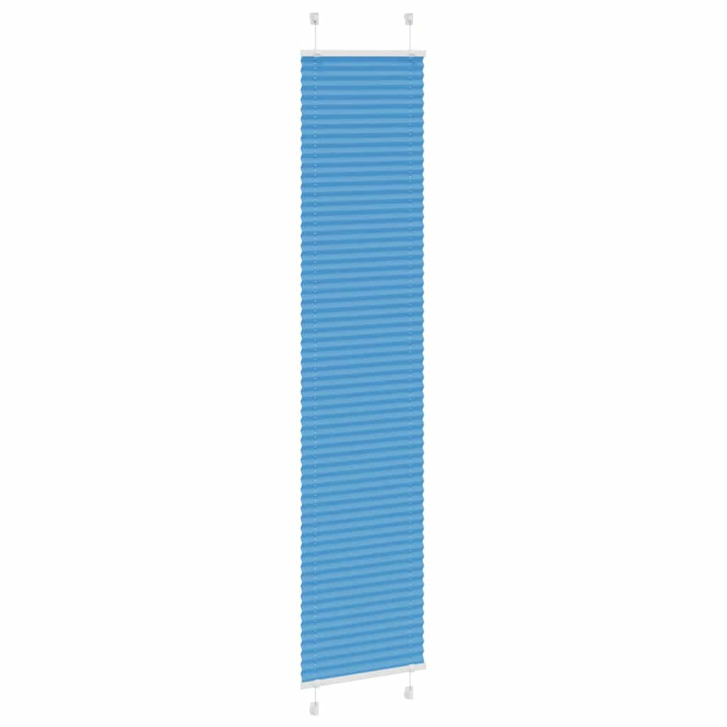 Tenda Plissettata Blu 45x200 cm Larghezza Tessuto 44,4 cm