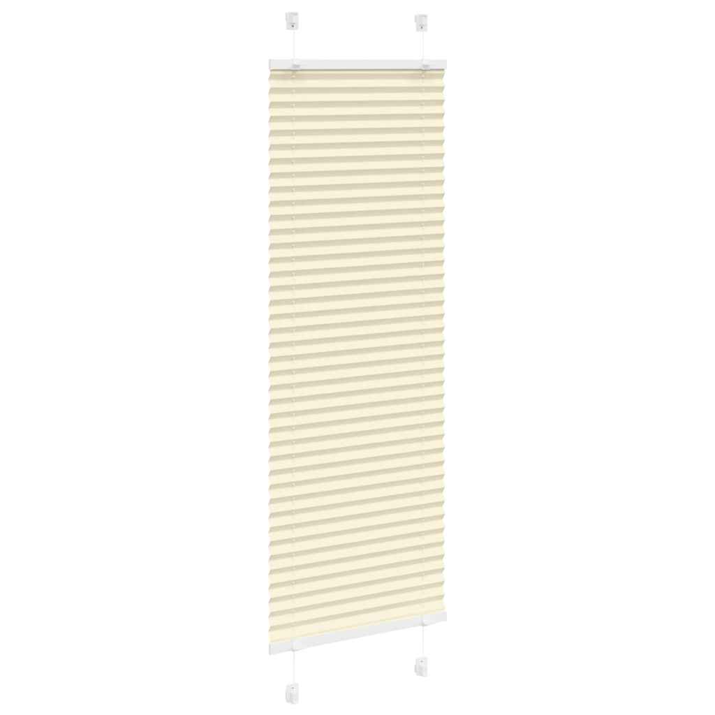 Tenda Plissettata Crema 40x100 cm Larghezza Tessuto 39,4 cm