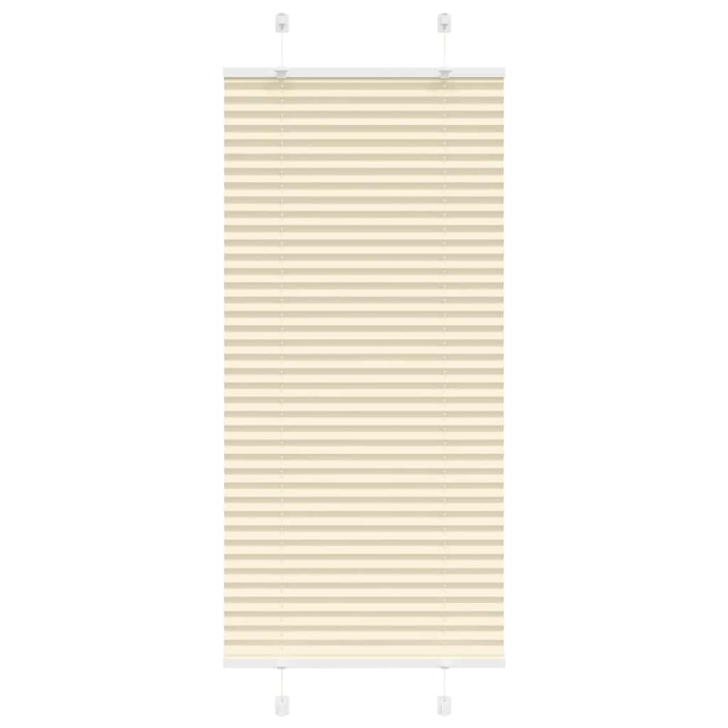 Tenda Plissettata Crema 55x100 cm Larghezza Tessuto 54,4 cm