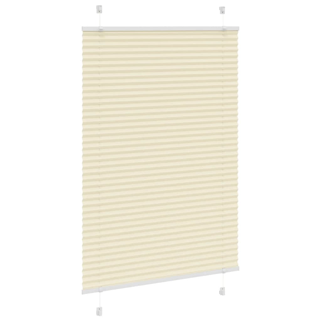 Tenda Plissettata Crema 90x150 cm Larghezza Tessuto 89,4 cm