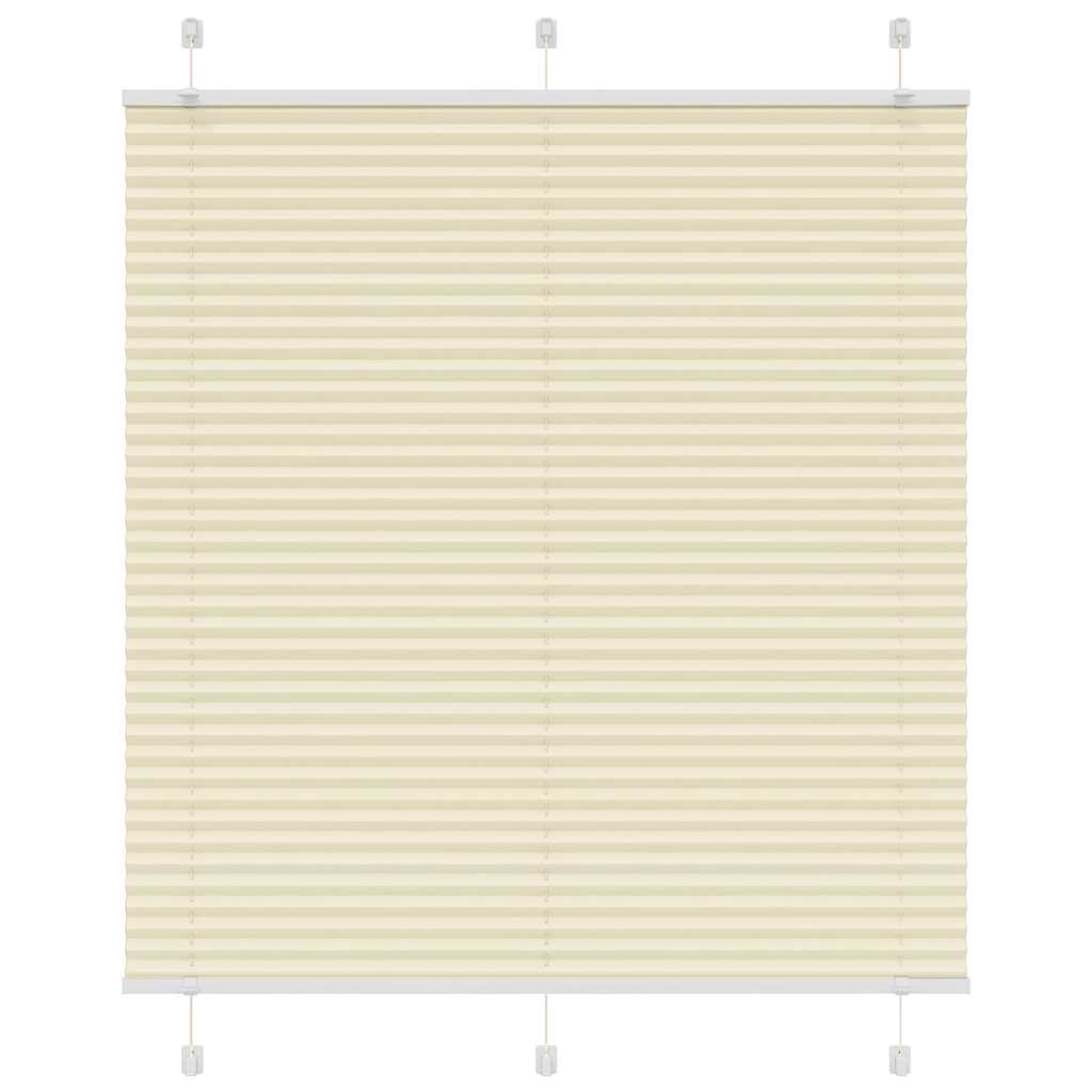 Tenda Plissettata Crema 120x150 cm Larghezza Tessuto 119,4 cm