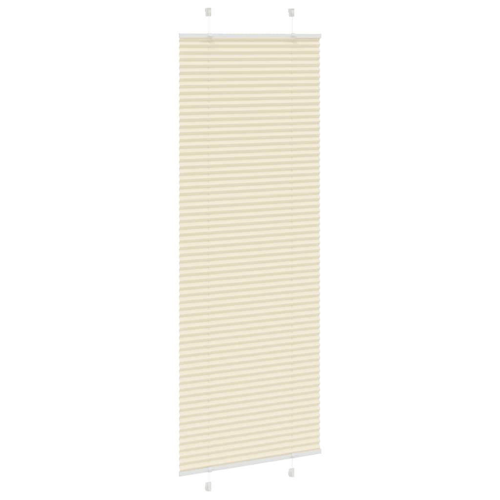 Tenda Plissettata Crema 70x200 cm Larghezza Tessuto 69,4 cm