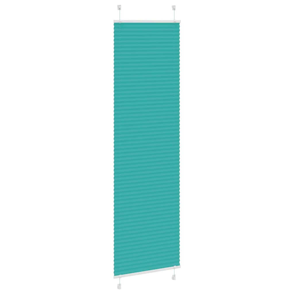Tenda Plissettata Verde petrolio 55x200 cm Larghezza Tessuto