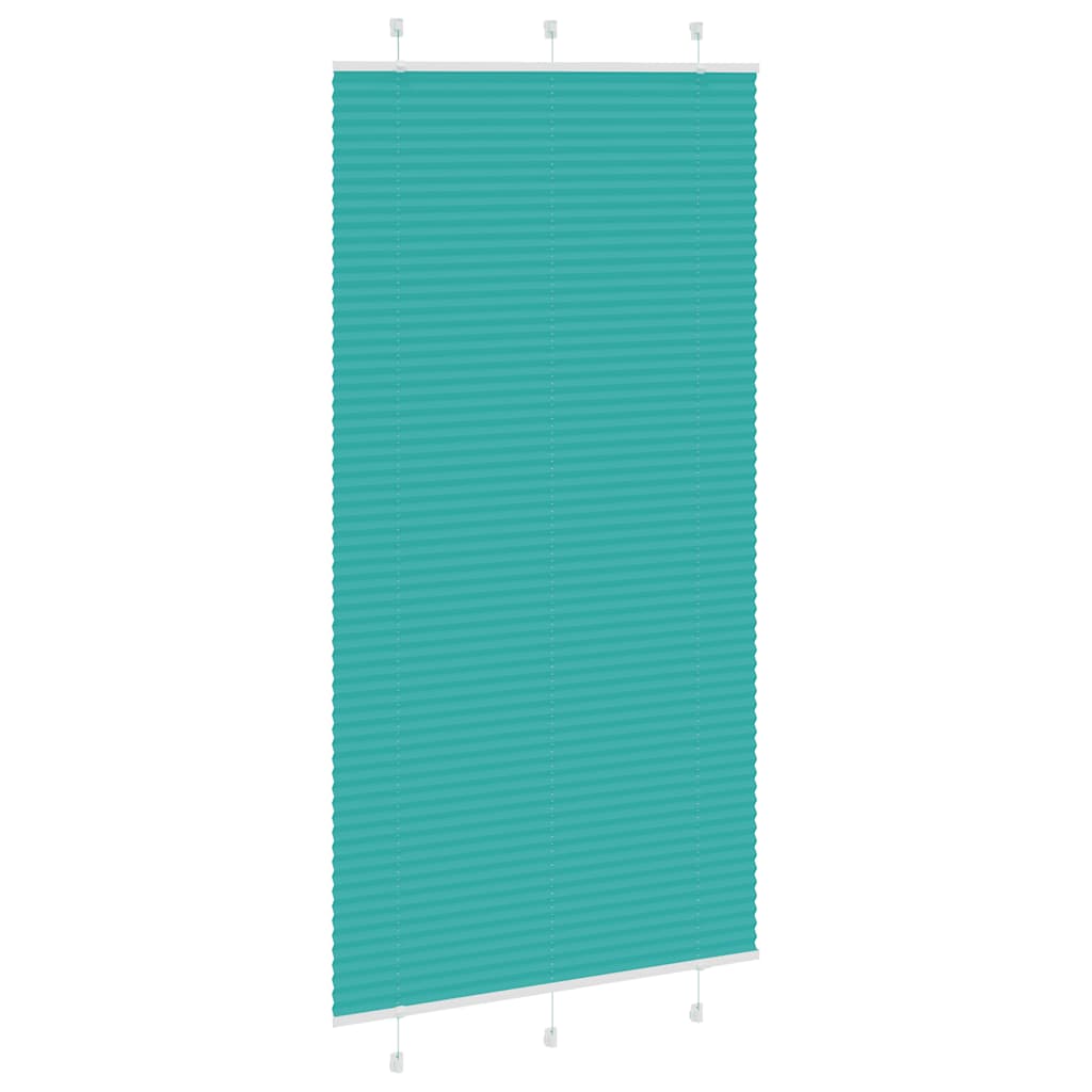 Tenda Plissettata Verde petrolio 110x200 cm Larghezza Tessuto