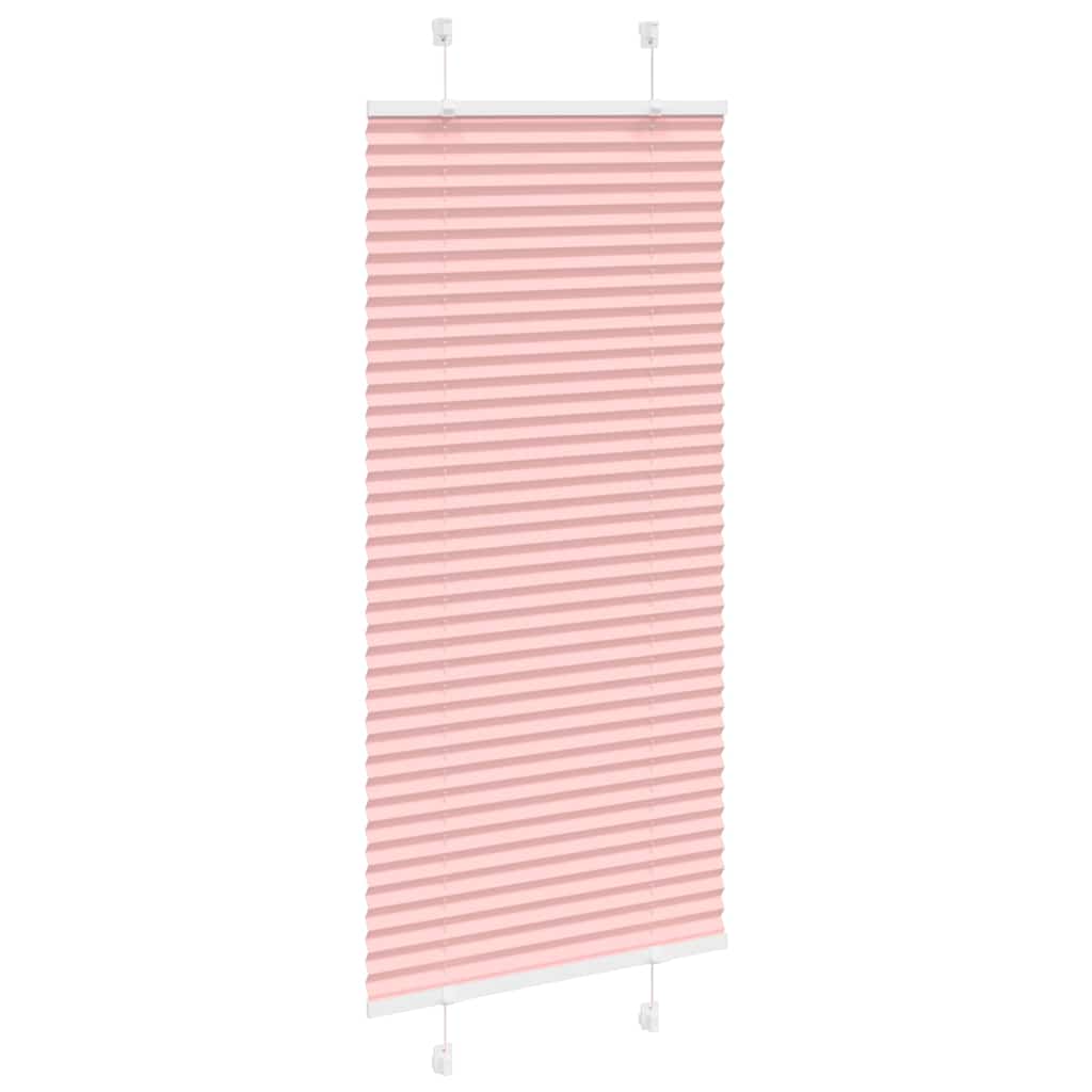 Tenda Plissettata Rosa 55x100 cm Larghezza Tessuto 54,4 cm