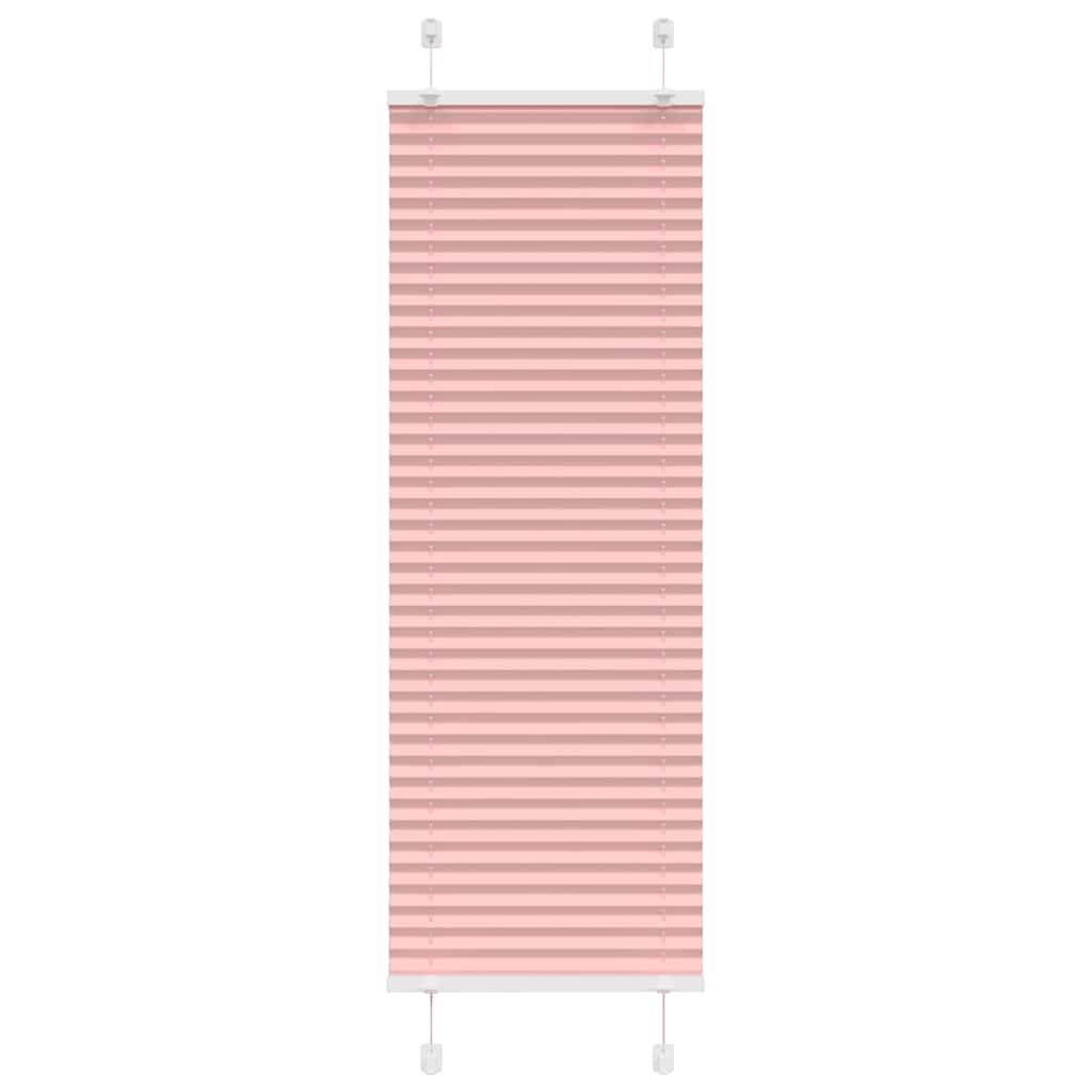 Tenda Plissettata Rosa 45x150 cm Larghezza Tessuto 44,4 cm
