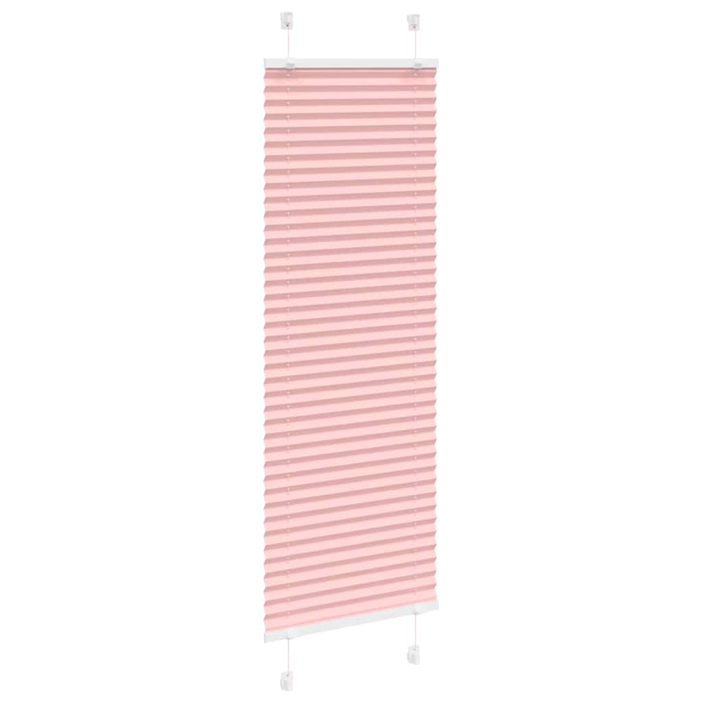 Tenda Plissettata Rosa 45x150 cm Larghezza Tessuto 44,4 cm