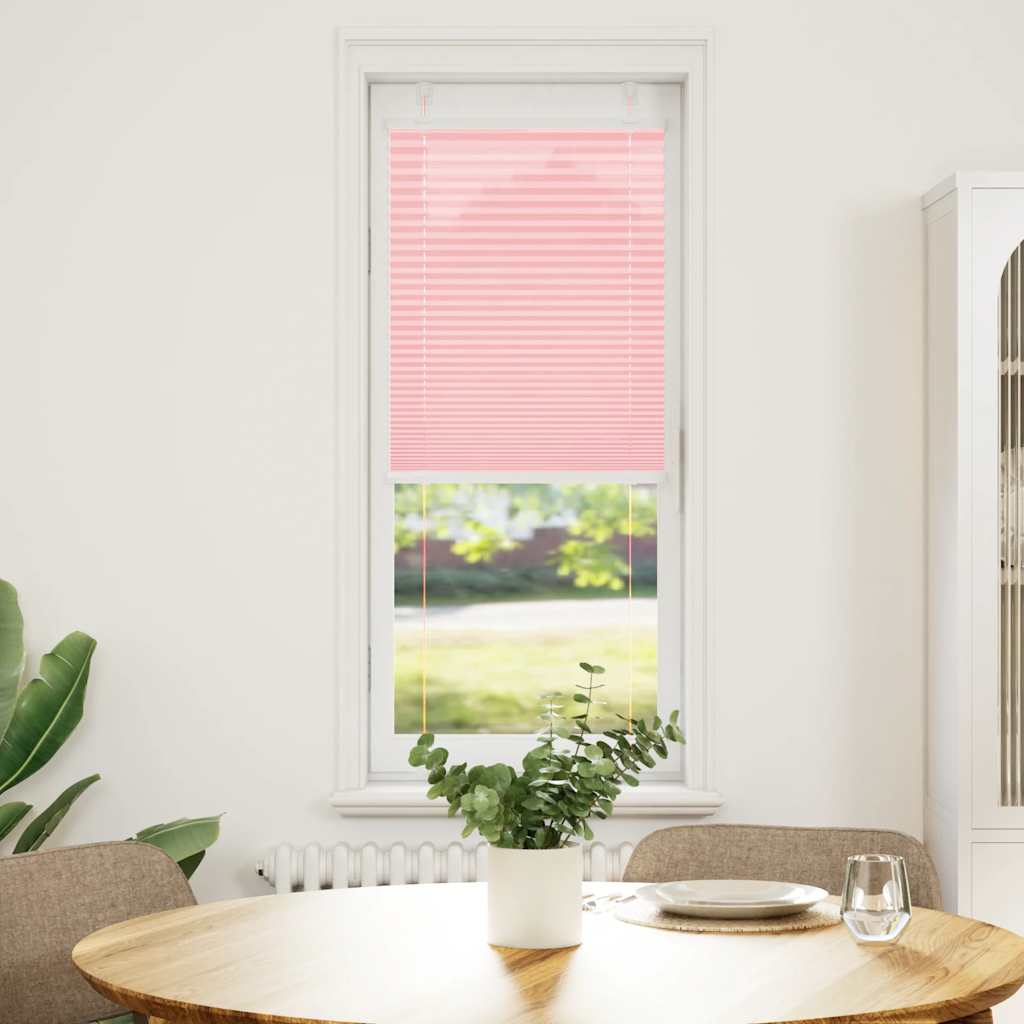 Tenda Plissettata Rosa 50x150 cm Larghezza Tessuto 49,4 cm
