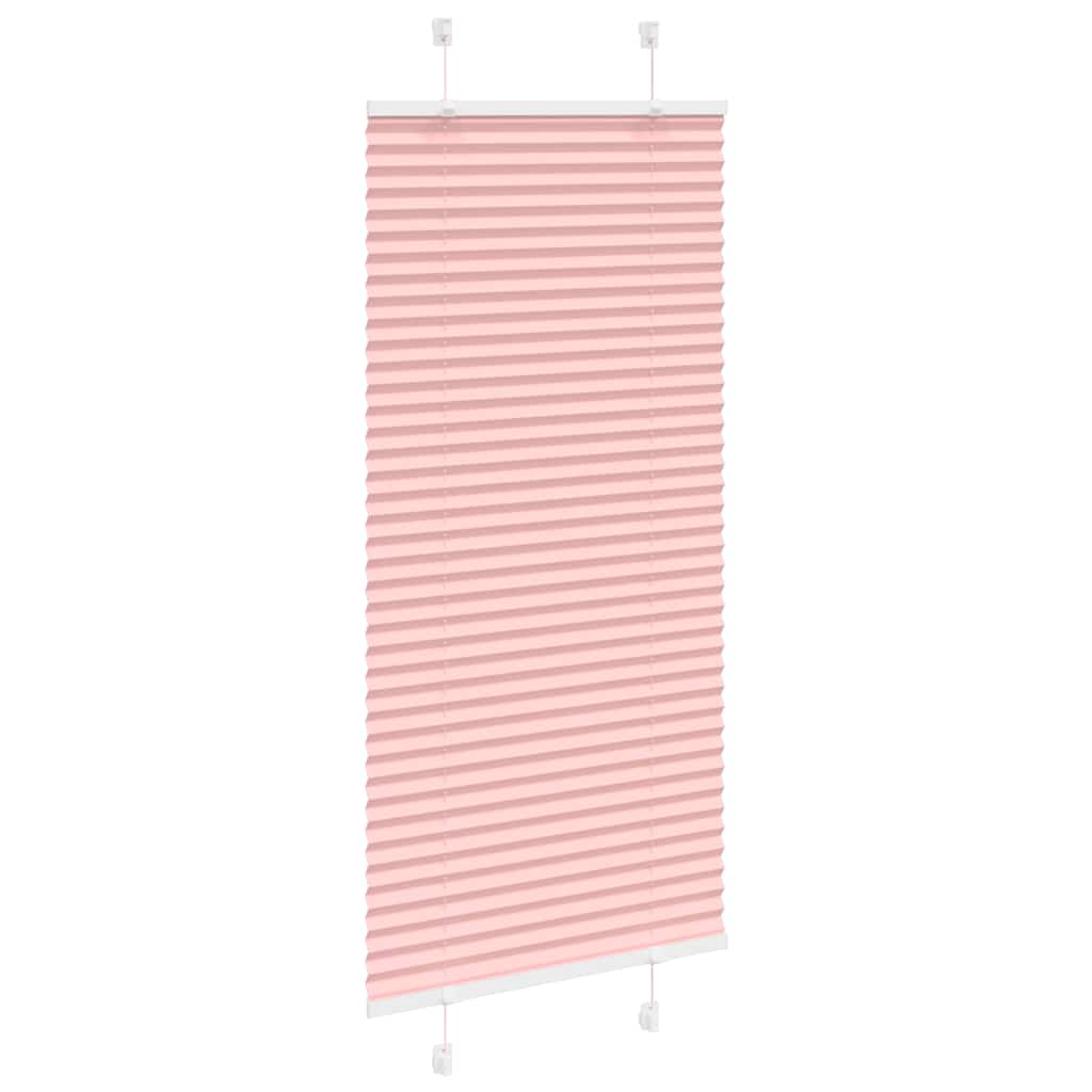 Tenda Plissettata Rosa 55x150 cm Larghezza Tessuto 54,4 cm