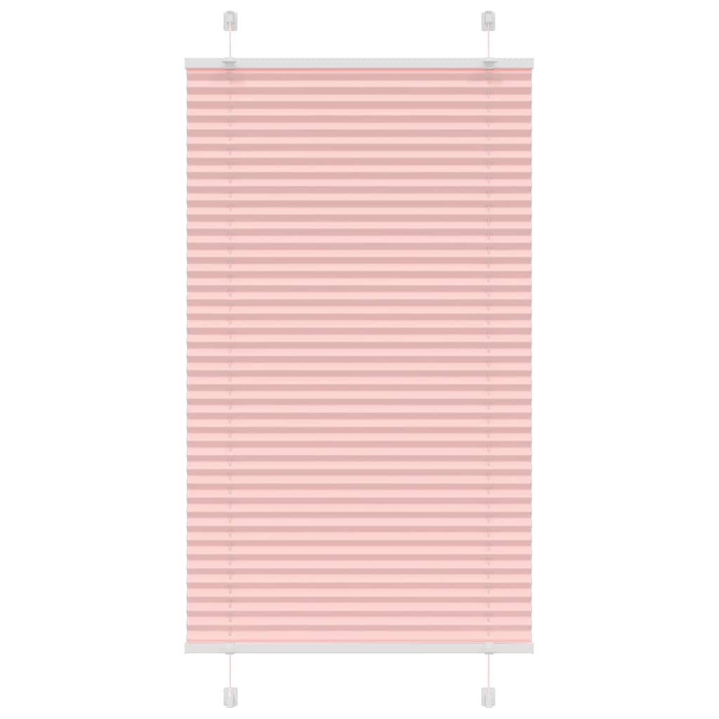 Tenda Plissettata Rosa 75x150 cm Larghezza Tessuto 74,4 cm