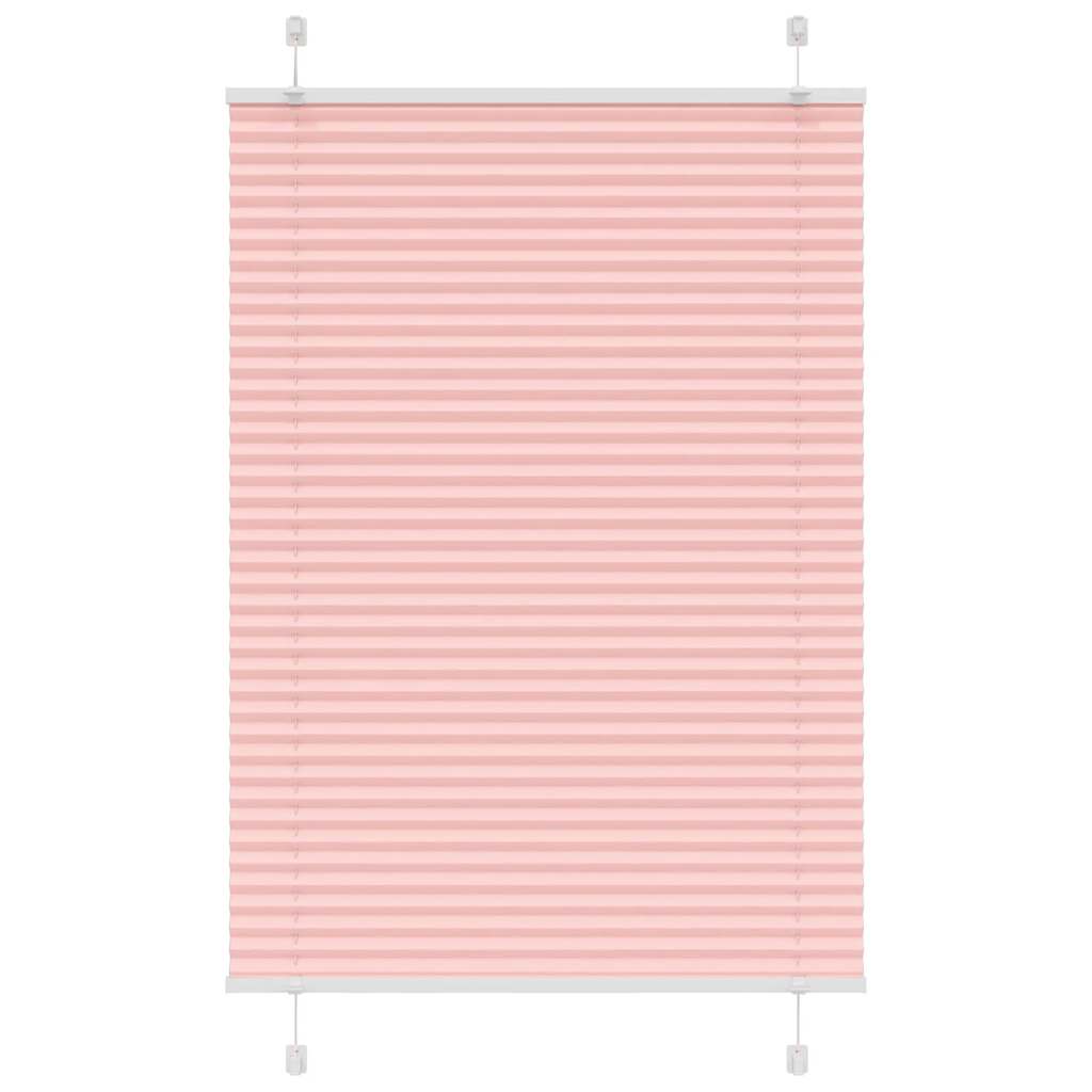 Tenda Plissettata Rosa 85x150 cm Larghezza Tessuto 84,4 cm