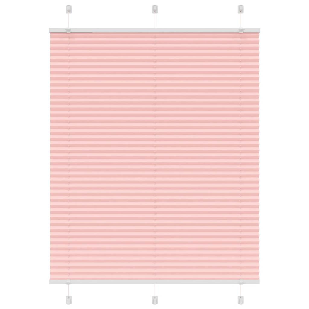 Tenda Plissettata Rosa 105x150 cm Larghezza Tessuto 104,4 cm