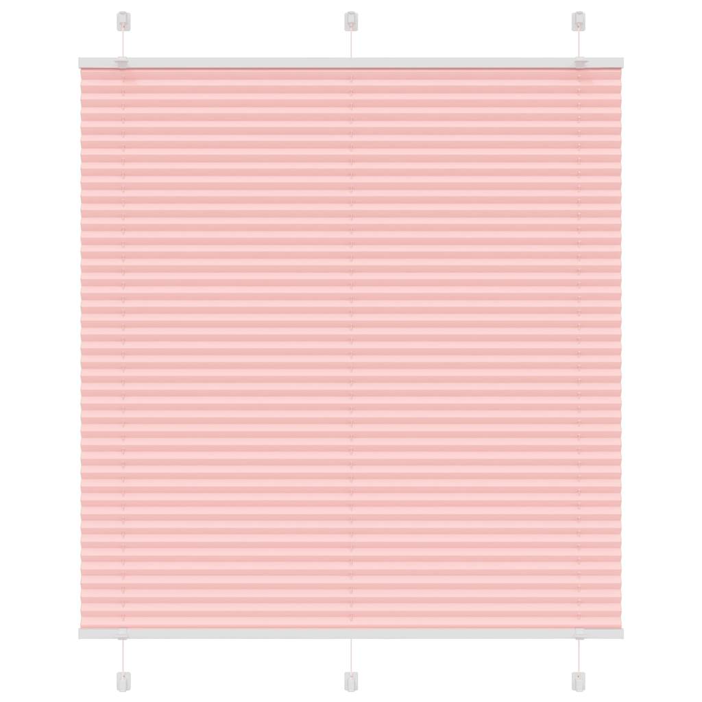 Tenda Plissettata Rosa 115x150 cm Larghezza Tessuto 114,4 cm