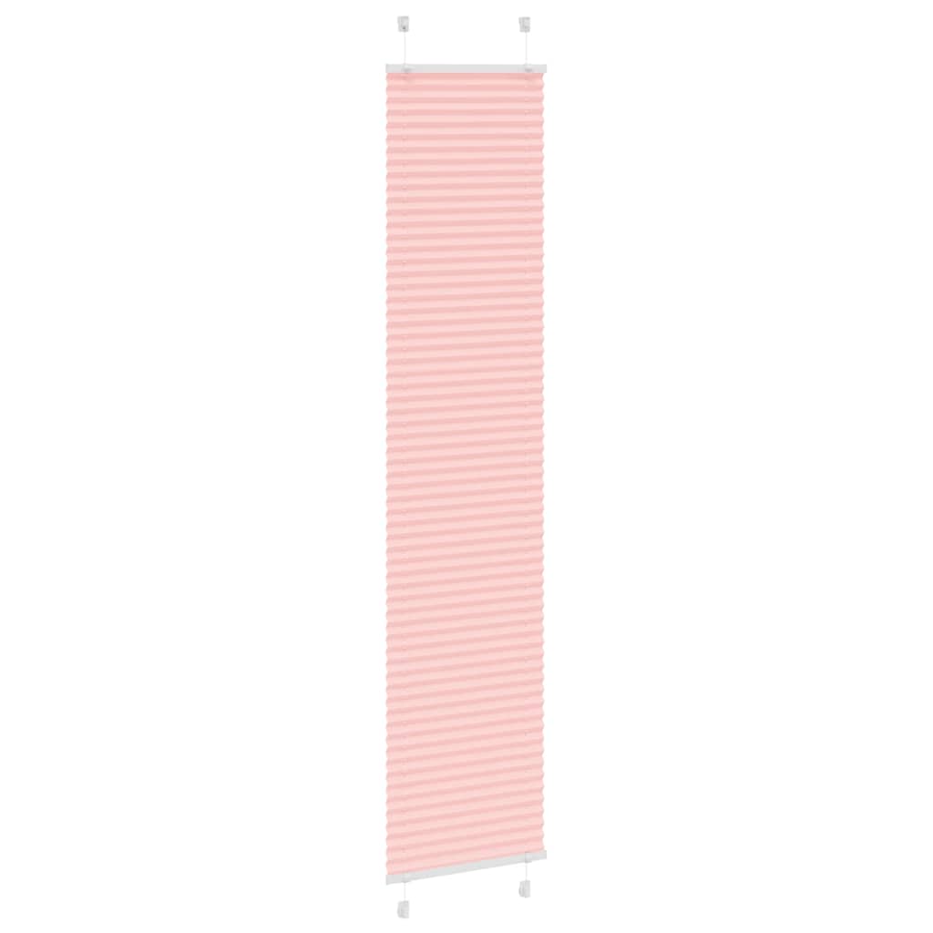Tenda Plissettata Rosa 45x200 cm Larghezza Tessuto 44,4 cm