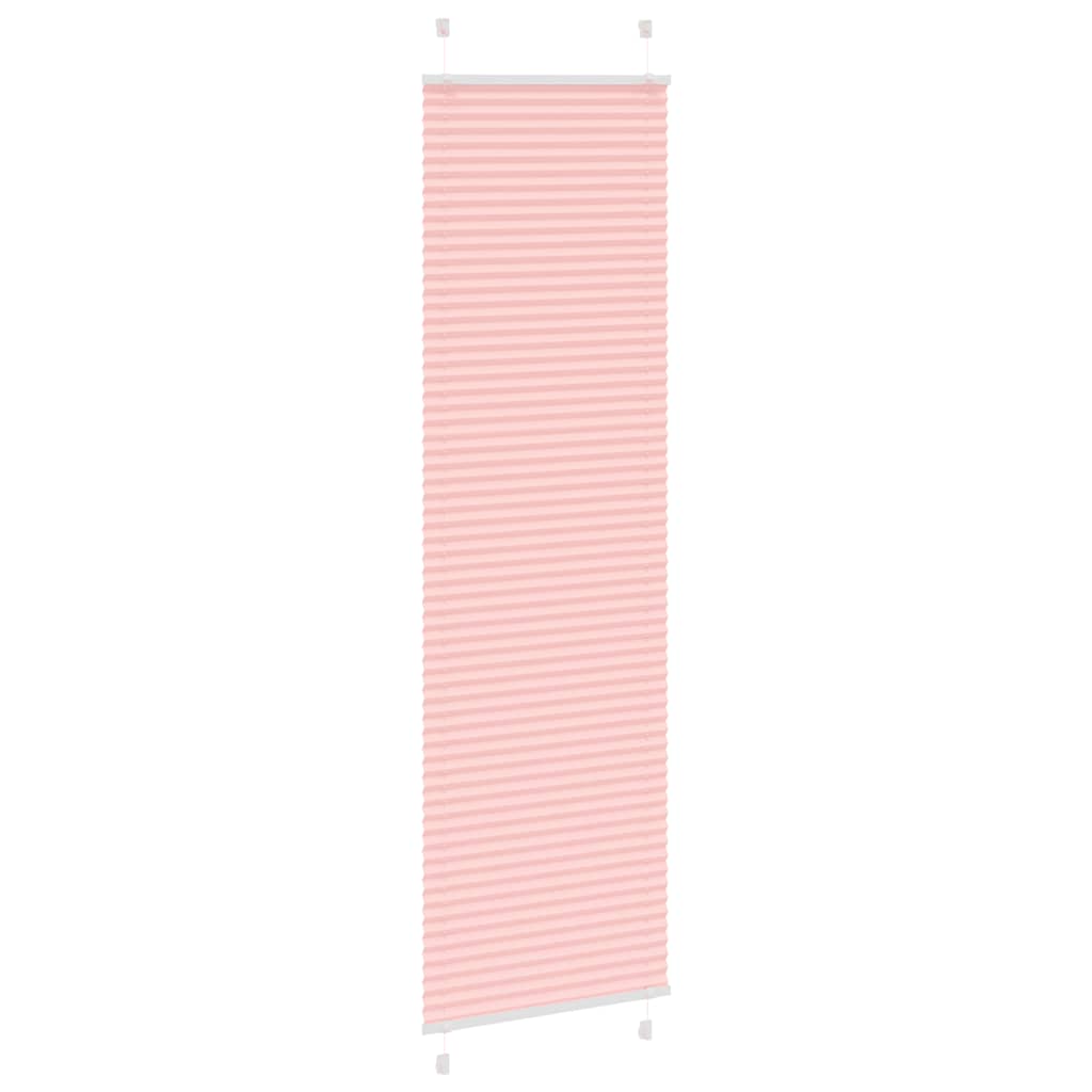 Tenda Plissettata Rosa 55x200 cm Larghezza Tessuto 54,4 cm