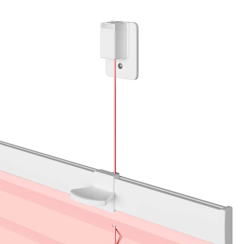 Tenda Plissettata Rosa 55x200 cm Larghezza Tessuto 54,4 cm