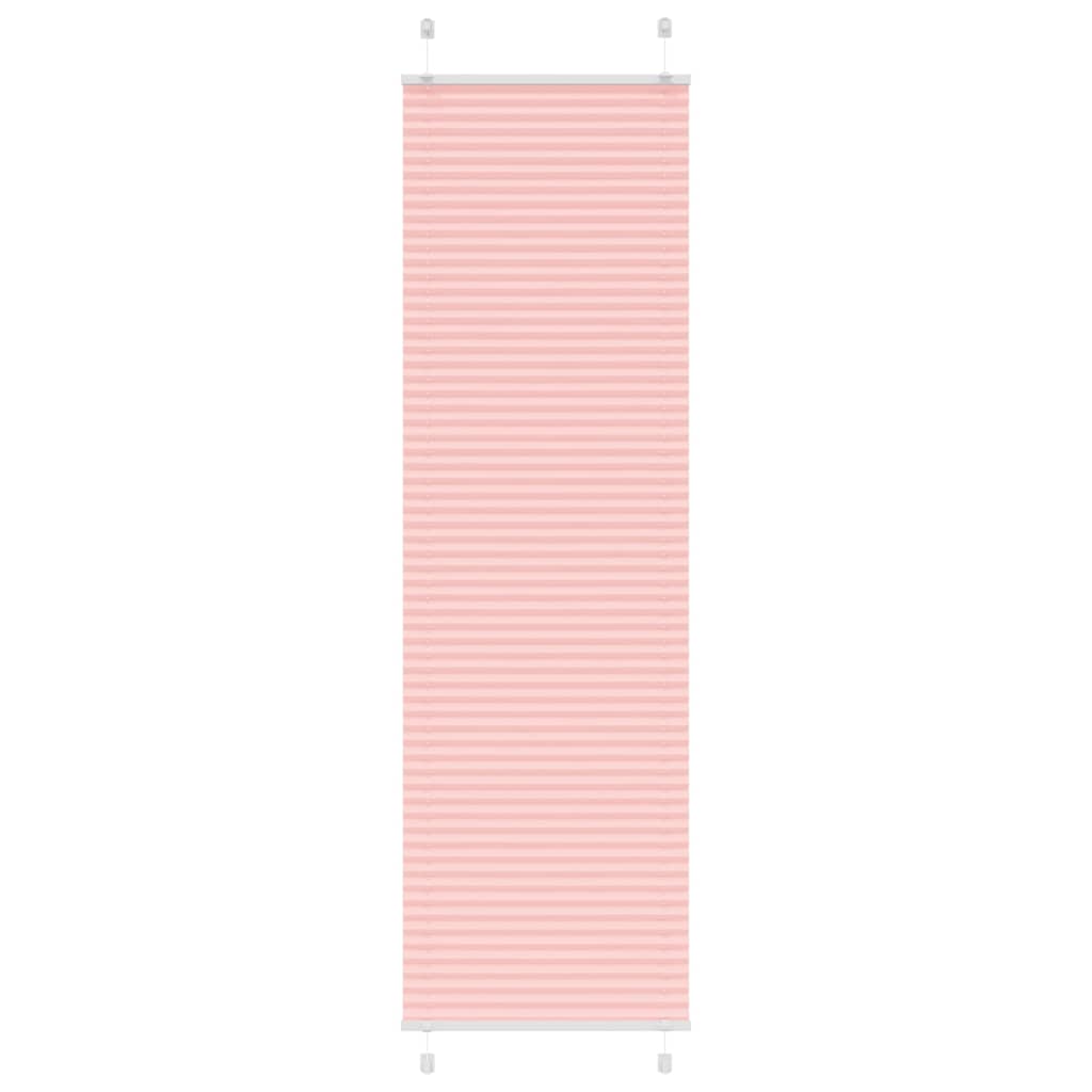 Tenda Plissettata Rosa 65x200 cm Larghezza Tessuto 64,4 cm