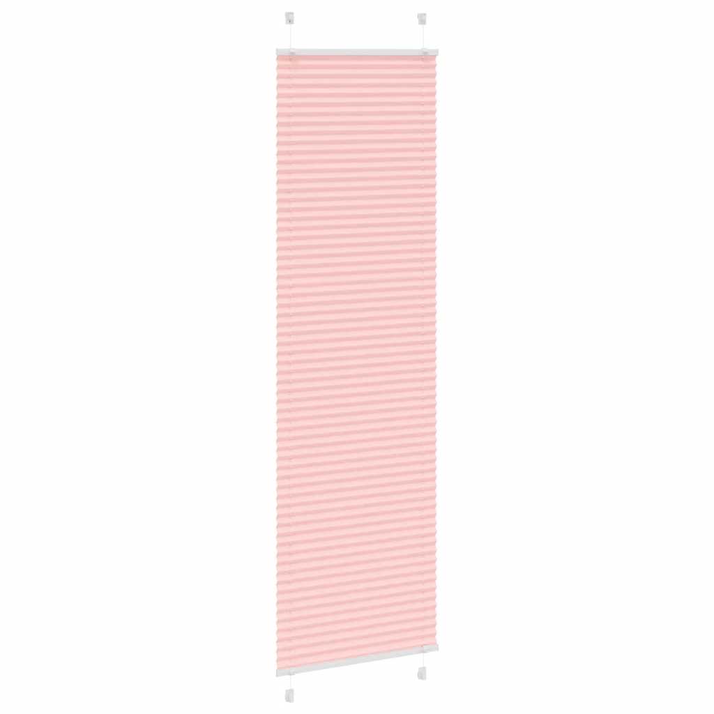 Tenda Plissettata Rosa 65x200 cm Larghezza Tessuto 64,4 cm