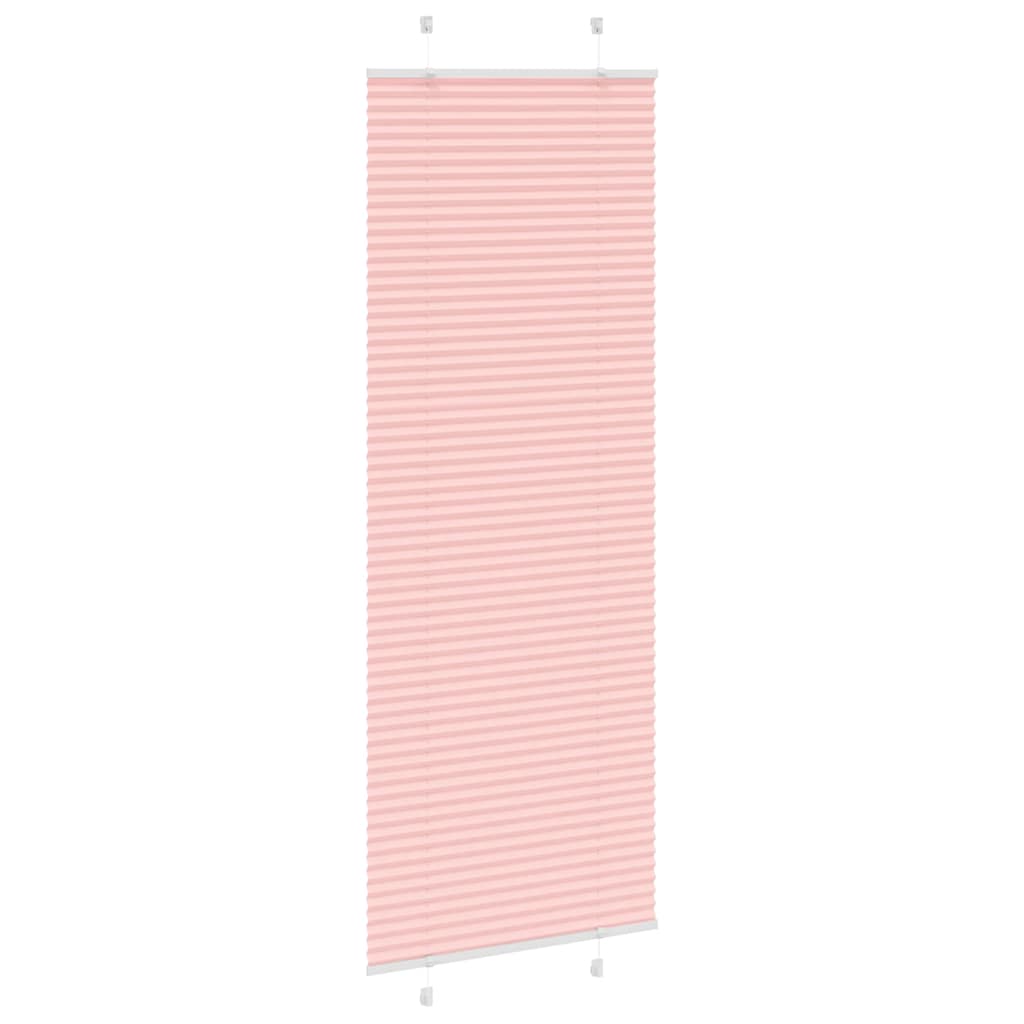 Tenda Plissettata Rosa 80x200 cm Larghezza Tessuto 79,4 cm