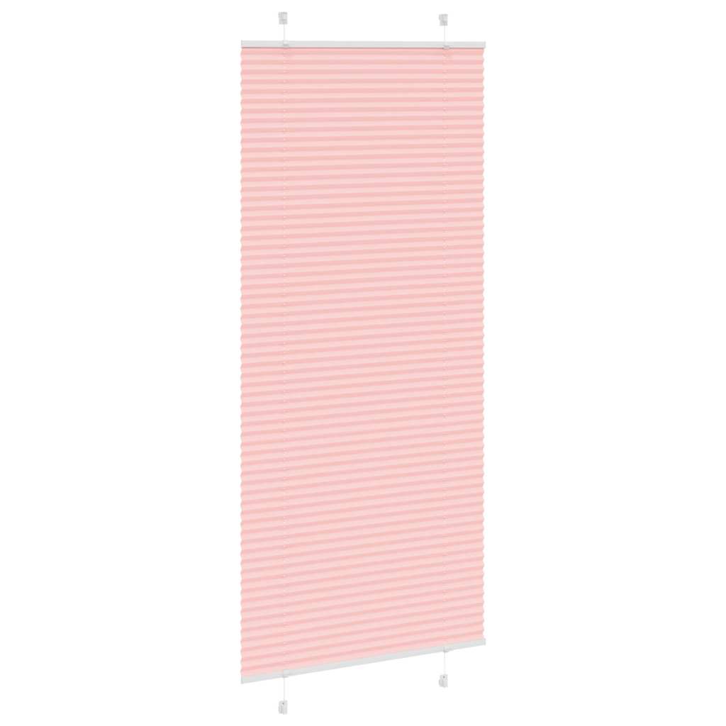 Tenda Plissettata Rosa 100x200 cm Larghezza Tessuto 99,4 cm