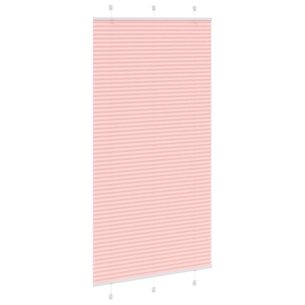 Tenda Plissettata Rosa 110x200 cm Larghezza Tessuto 109,4 cm