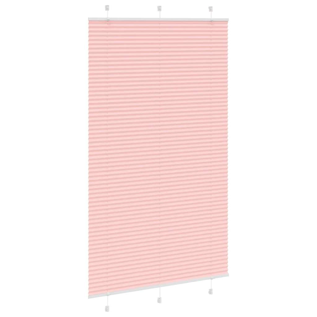 Tenda Plissettata Rosa 120x200 cm Larghezza Tessuto 119,4 cm