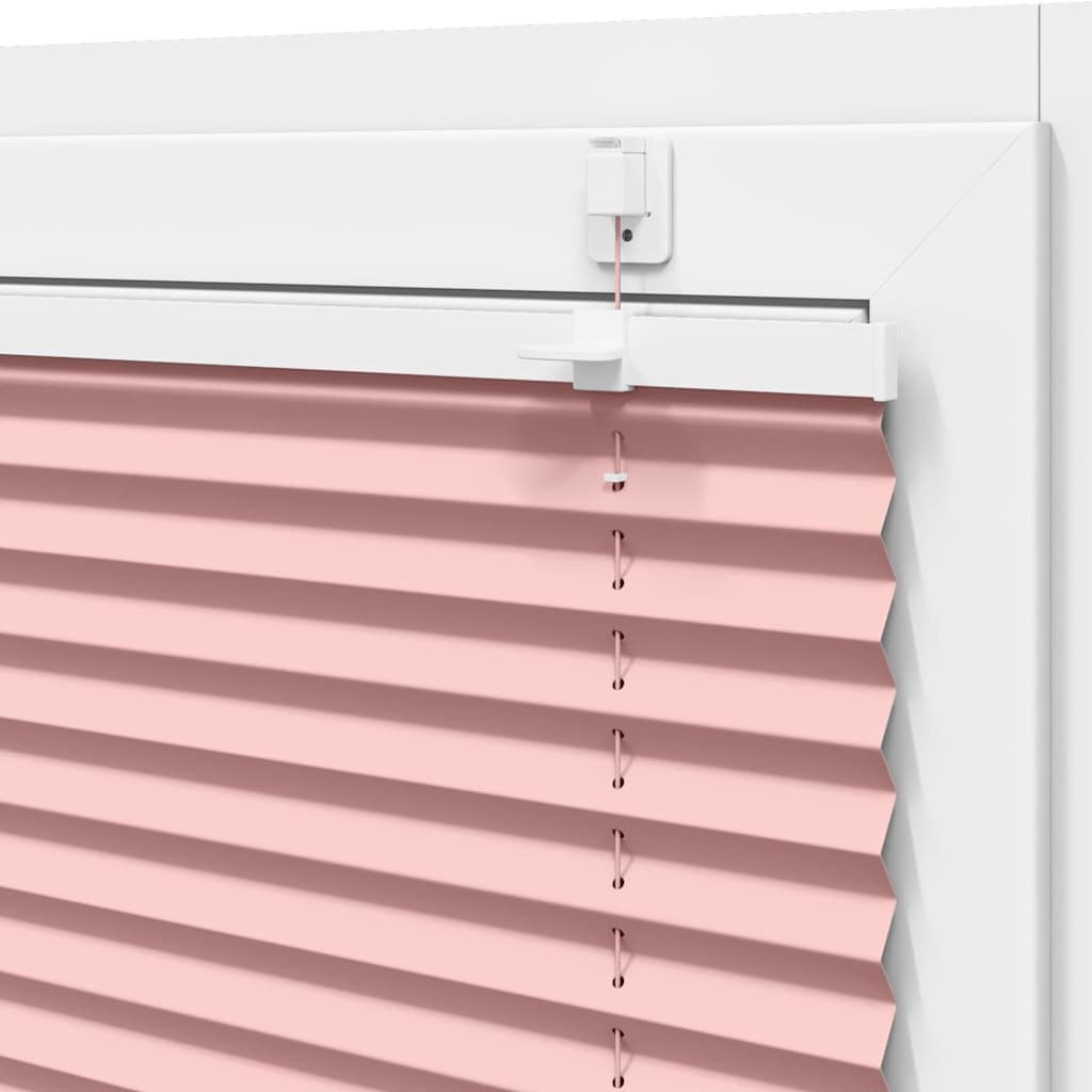 Tenda Plissettata Rosa 120x200 cm Larghezza Tessuto 119,4 cm