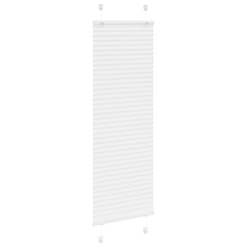 Tenda Plissettata Bianca 45x100 cm Larghezza Tessuto 44,4 cm