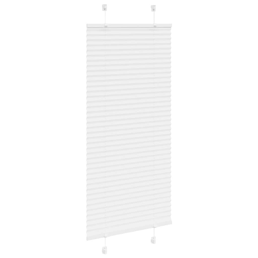 Tenda Plissettata Bianca 60x100 cm Larghezza Tessuto 59,4 cm