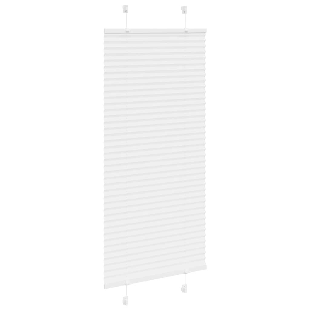 Tenda Plissettata Bianca 65x100 cm Larghezza Tessuto 64,4 cm