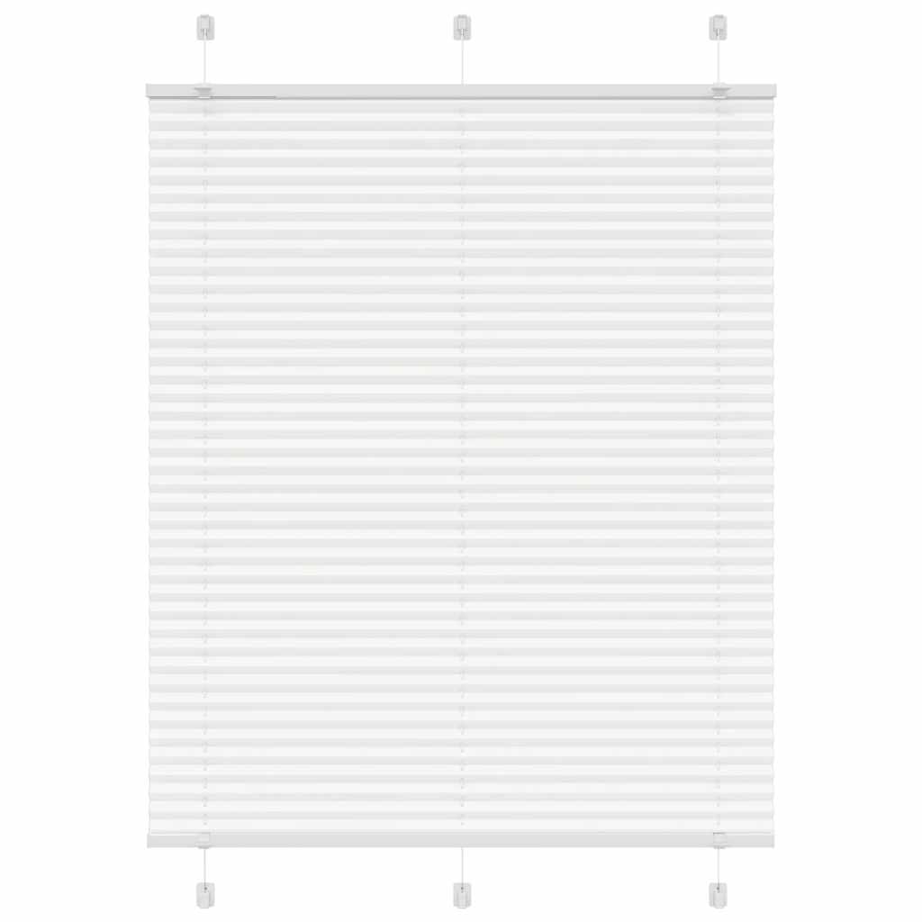 Tenda Plissettata Bianca 105x100 cm Larghezza Tessuto 104,4 cm