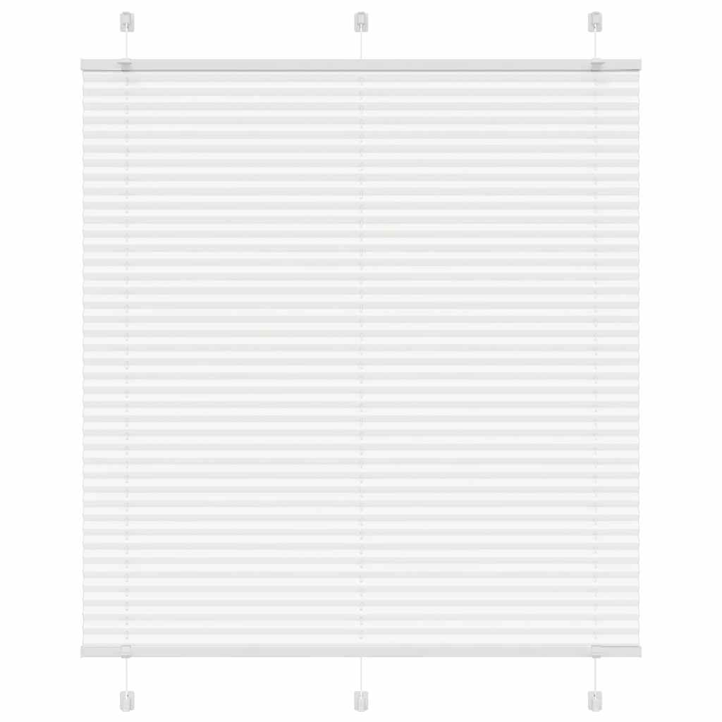 Tenda Plissettata Bianca 115x100 cm Larghezza Tessuto 114,4 cm