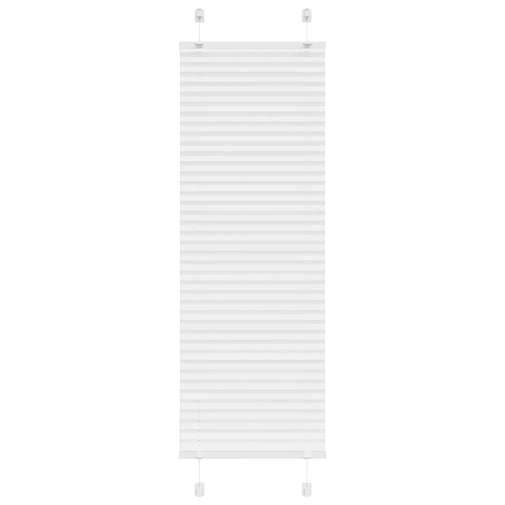 Tenda Plissettata Bianca 50x150 cm Larghezza Tessuto 49,4 cm