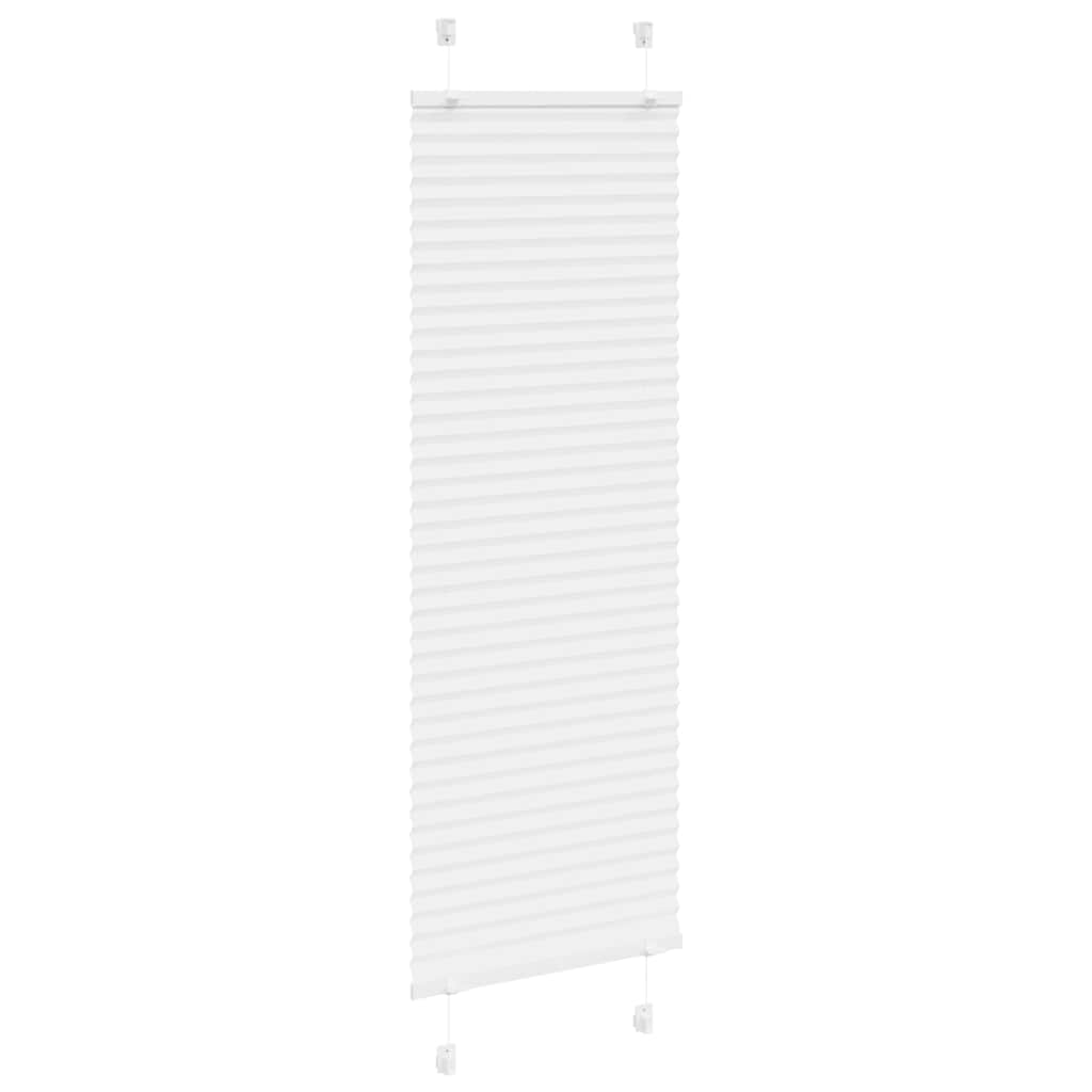 Tenda Plissettata Bianca 50x150 cm Larghezza Tessuto 49,4 cm